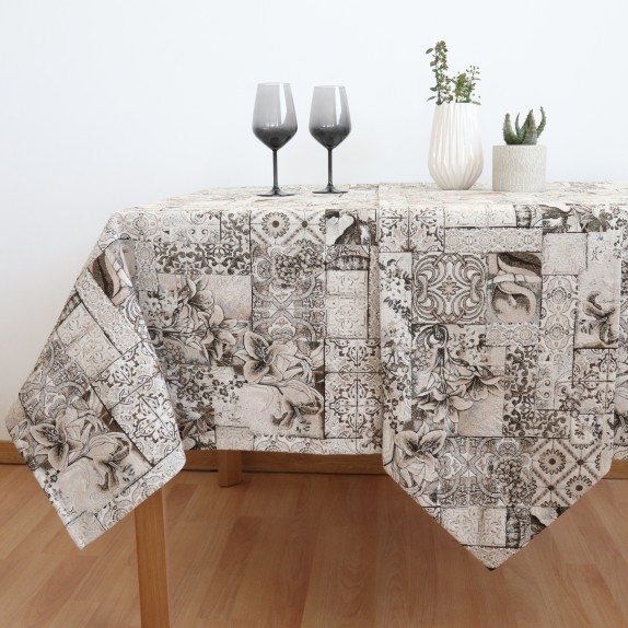 Τραπεζομάντηλο Dimeco 135x135 8080 Grey