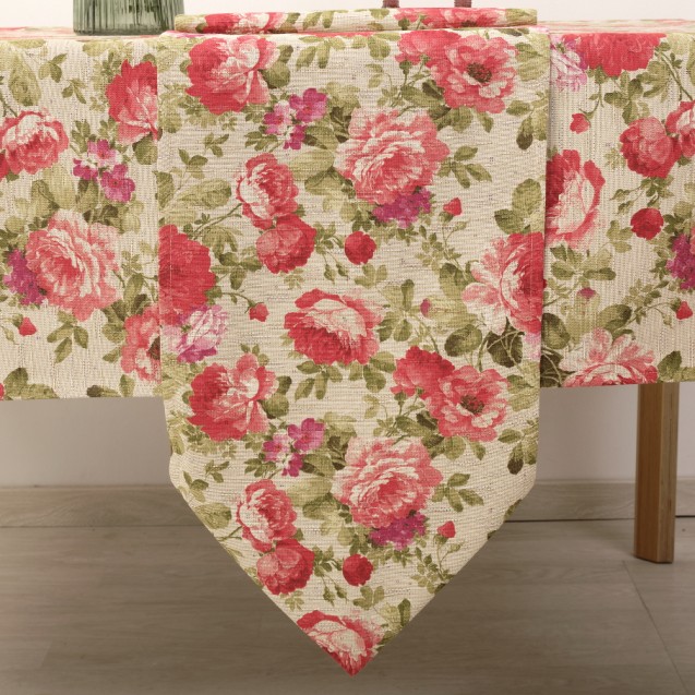 Τραπεζομάντηλο Dimeco 135x180 8160 Red