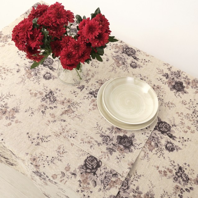 Τραπεζομάντηλο Dimeco 135x135 8150 Grey