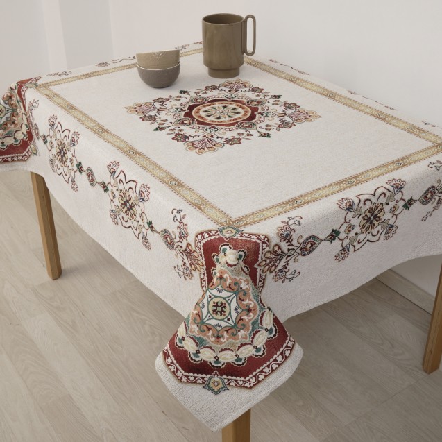 Τραπεζομάντηλο Dimeco 140x140 Morena Brown