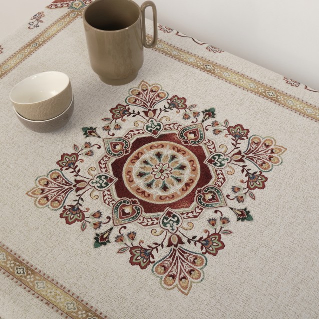 Τραπεζομάντηλο Dimeco 140x140 Morena Brown