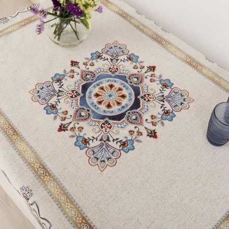 Τραπεζομάντηλο Dimeco 140x180 Morena Blue