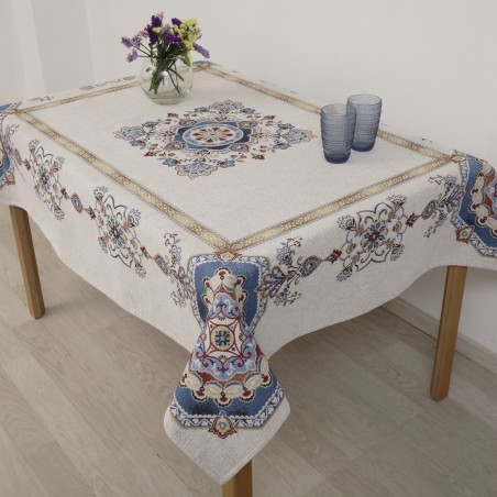Τραπεζομάντηλο Dimeco 140x140 Morena Blue