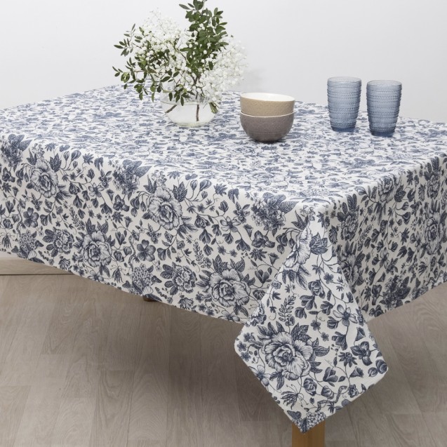 Τραπεζομάντηλο Dimeco 135x135 Sicily Blue