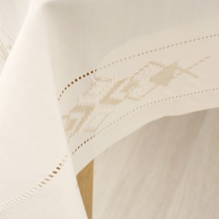 Τραπεζομάντηλο Dimeco 140x140 32960 Ecru