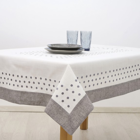Τραπεζομάντηλο Dimeco 140x140 15230 Grey