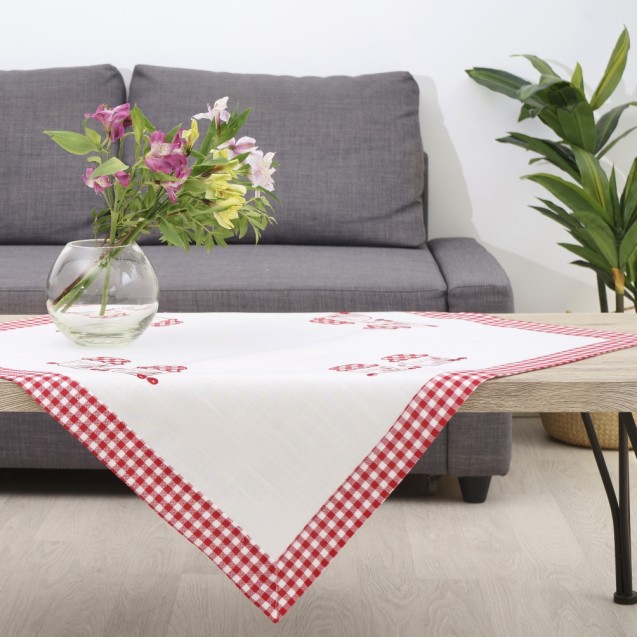Τραπεζομάντηλο Dimeco 140x180 2219 Red