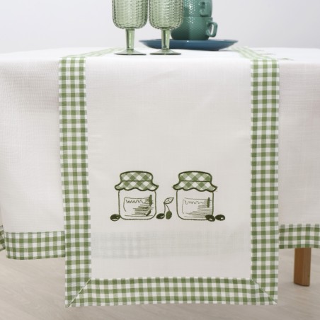 Τραπεζομάντηλο Dimeco 140x140 2219 Green