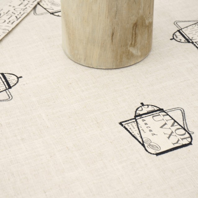 Τραπεζομάντηλο Dimeco 140x140 1925 Black