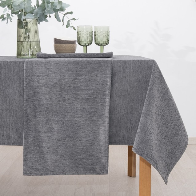 Τραπεζομάντηλο Dimeco 135x135 7700-14 Grey
