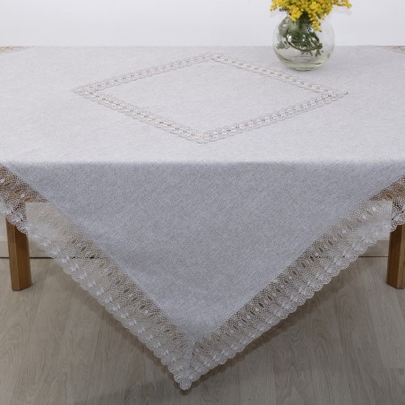 Τραπεζομάντηλο Dimeco 140x140 3439 Grey