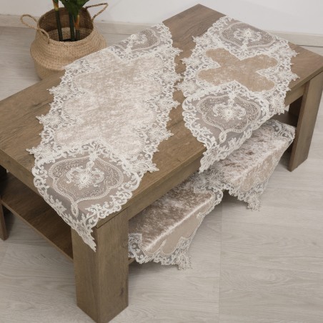 Τραπεζομάντηλο Dimeco 140x140 2130 Beige