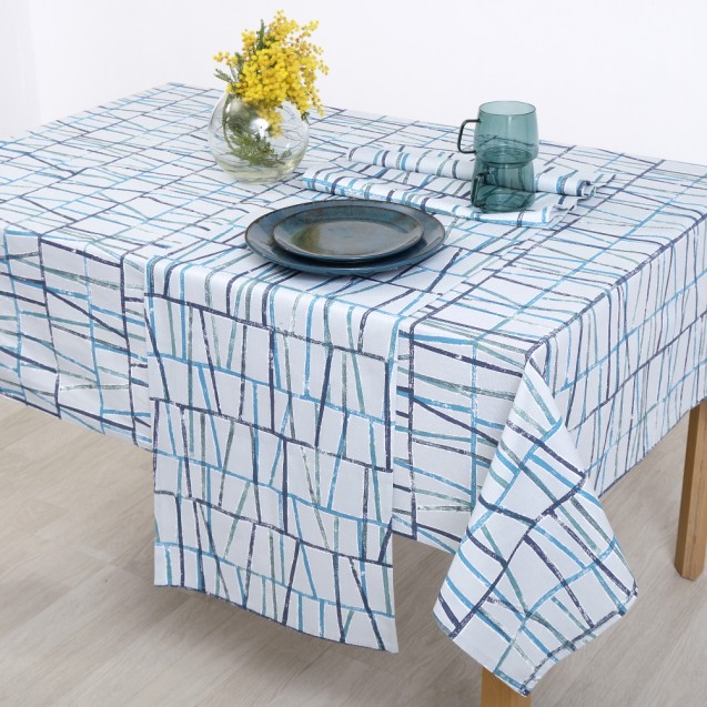 Τραπεζομάντηλο Dimeco 140x300 Indy Petrol