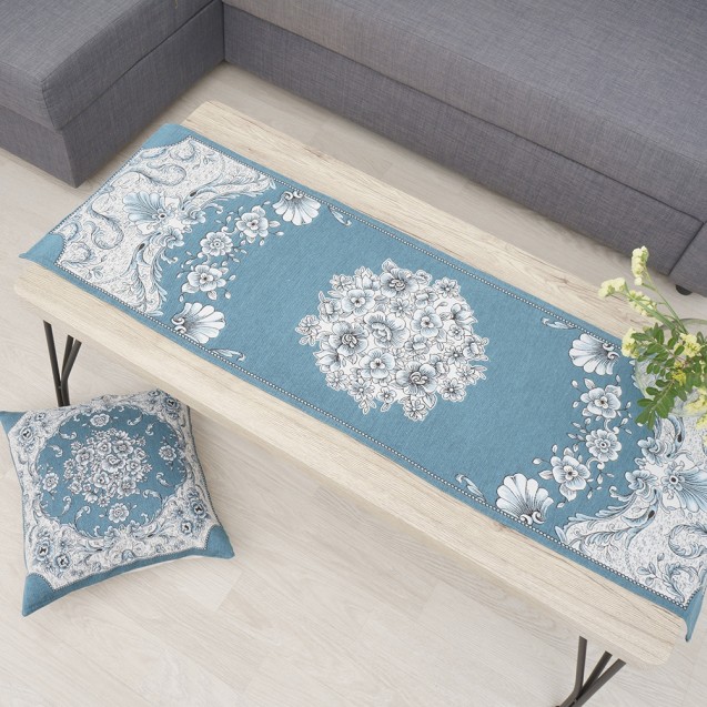 Τραπεζομάντηλο Dimeco 140x140 Adel Petrol