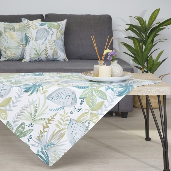 Καρέ Dimeco 85x85 Leaves Green