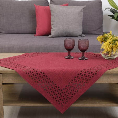 Καρέ Dimeco 85x85 1413 Burgundy