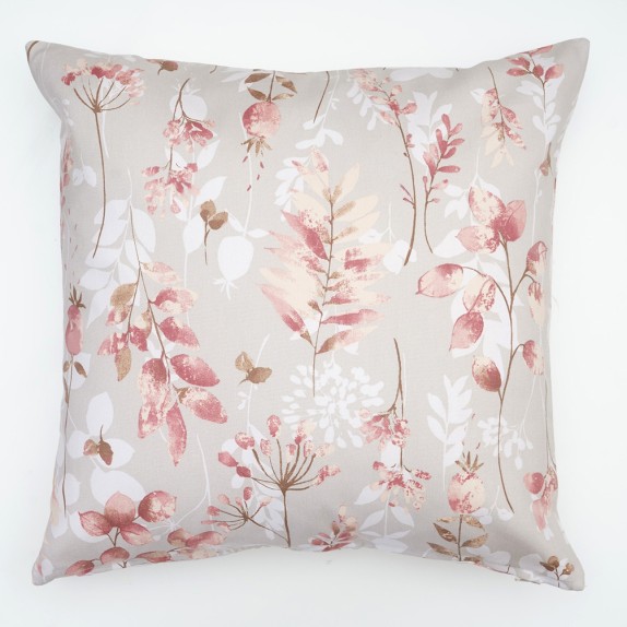 Μαξιλαροθήκη Διακόσμησης Dimeco Διπλής Όψης 45x45 Botanic...