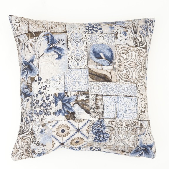 Μαξιλαροθήκη Διακόσμησης Dimeco Διπλής Όψης 45x45 8080 Blue