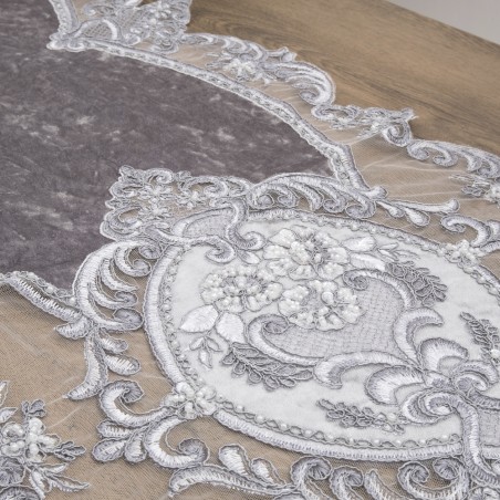 Σετ Σεμέν/Πετσετάκια 3Τμχ Dimeco 9113 Grey