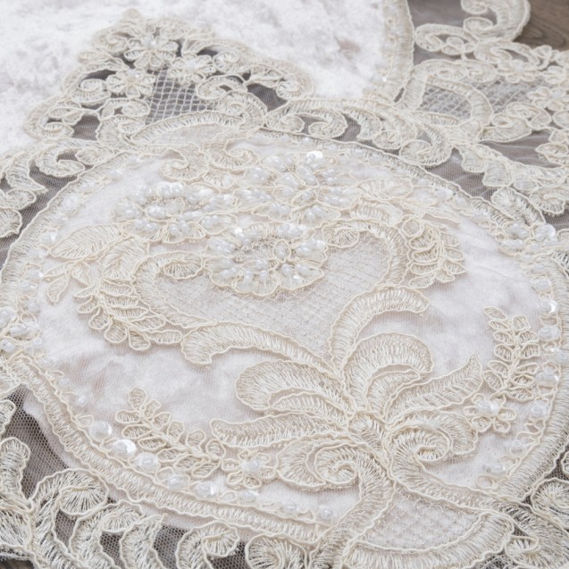 Σετ Σεμέν/Πετσετάκια 3Τμχ Dimeco 9113 Beige