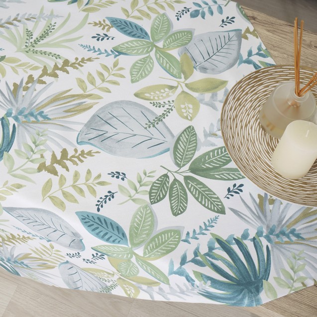 Runner Dimeco 40x160 Leaves Green