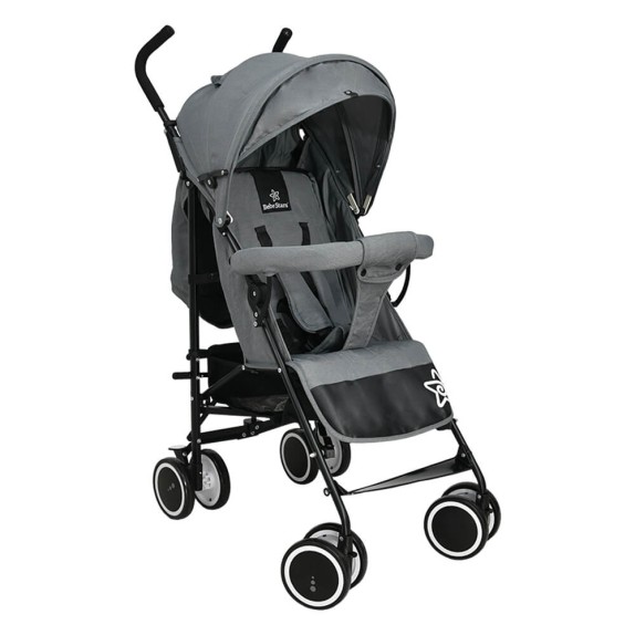 Καρότσι Bebe Stars Buggy Light Grey 170-186