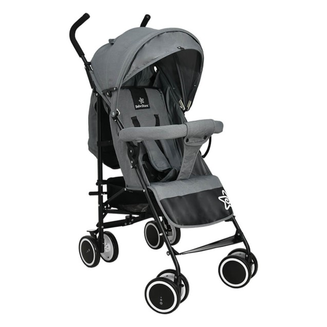 Καρότσι Bebe Stars Buggy Light Grey 170-186