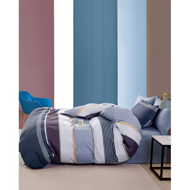 Σετ Παπλωματοθήκη Υπέρδιπλη 3 Τεμαχίων Rythmos...