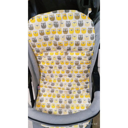 Κάλυμμα για Καρότσι 2 Οψεων So Sweet Line Κουκουβάγιες Σε Λευκό Φόντο/Αστέρια SL700054