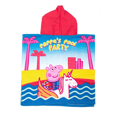 Πόντσο Θαλάσσης Quick Dry Hasbro Peppa Pig 32 50x100 Pink