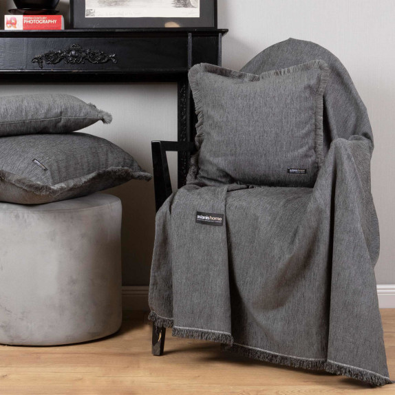 Ριχτάρι Διθέσιου Aslanis Home Fοur Seasons Γκρι 180x250