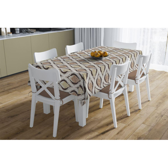 Σετ Τραπεζομάντηλο Dimcol και Runner Cyclops 460 Beige