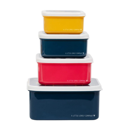 Σετ Δοχεία Φαγητού 4 Τεμαχίων A Little Lovely Company Space SBSESP21