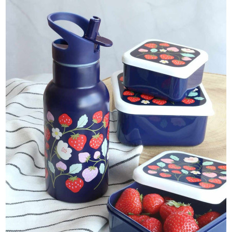 Παγούρι Ανοξείδωτο Διπλό Τοίχωμα Α Little Lovely Company Strawberries 350ml DBSSST69
