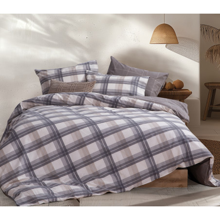 Σετ Σεντόνια Υπέρδιπλα 4 Τεμαχίων Nef-Nef Charlie Grey 240x260