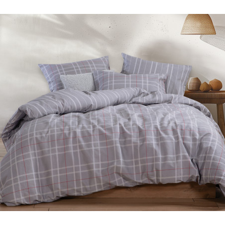 Σετ Σεντόνια Υπέρδιπλα 4 Τεμαχίων Nef-Nef Highlar Grey 240x270