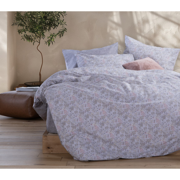 Σετ Σεντόνια Υπέρδιπλα 4 Τεμαχίων Nef-Nef Odete Grey 240x270