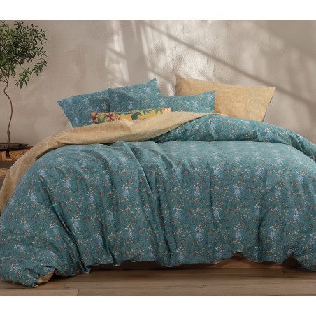 Σετ Σεντόνια Υπέρδιπλα 4 Τεμαχίων Nef-Nef Odete Green 240x270