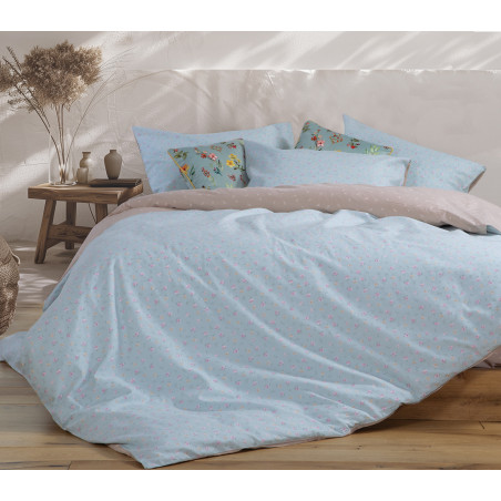 Σετ Σεντόνια Υπέρδιπλα 4 Τεμαχίων Nef-Nef Lorelay Aqua 240x270