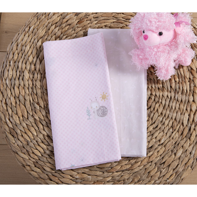 Σετ Σεντόνια Λίκνου 2 Τεμαχίων Nef-Nef Cute...