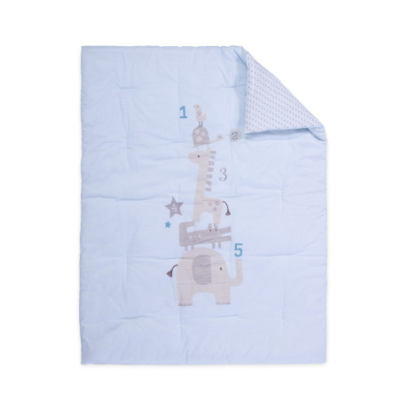 Βρεφικό Πάπλωμα Nef-Nef Favorite Toys Indonesia L.Blue 110x140