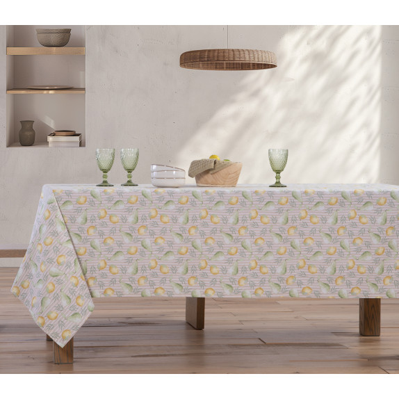 Αλέκιαστο Τραπεζομάντηλο Nef-Nef Pearfect Beige 140x180