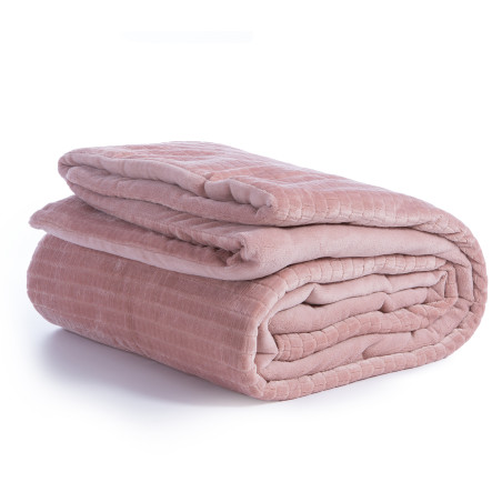 Κουβερτοπάπλωμα Υπέρδιπλο Nef-Nef Ezra 24 Rose 220x240