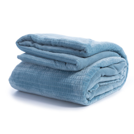 Κουβερτοπάπλωμα Υπέρδιπλο Nef-Nef Ezra 24 Blue 220x240