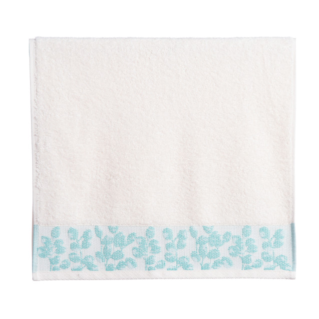 Πετσέτα Προσώπου Nef-Nef Odete Ecru/Green 50x90