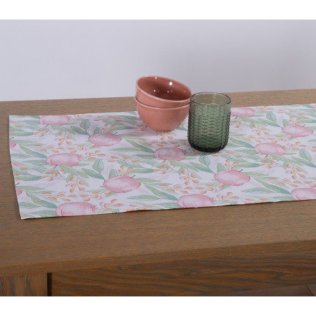 Τραβέρσα Nef-Nef Apples Ecru 45x140