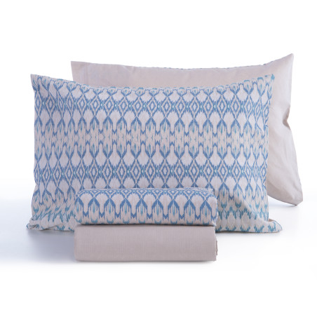 Σετ Παπλωματοθήκη Υπέρδιπλη 3 Τεμαχίων Nef-Nef Avion Beige 240x230