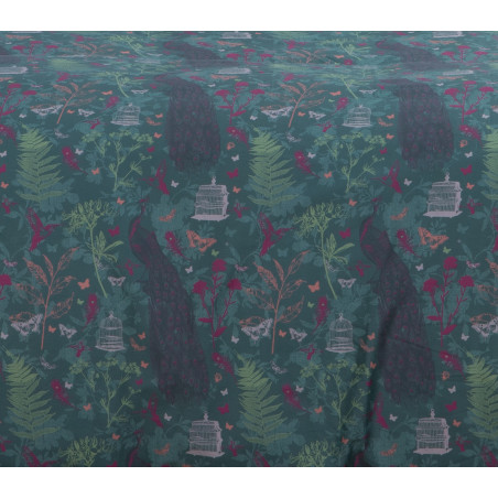 Σετ Σεντόνια Υπέρδιπλα 4 Τεμαχίων Nef-Nef Birds Of Paradise Green 240x270