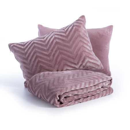 Σετ Παπλωματοθήκη Μονή 2 Τεμαχίων Nef-Nef Carmen Rose 160x220