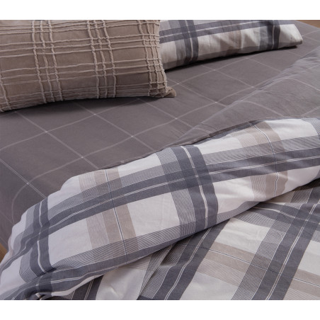 Σετ Σεντόνια Υπέρδιπλα 4 Τεμαχίων Nef-Nef Charlie Grey 240x260